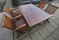 Комплект градински столове и маса, снимка 1