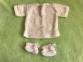 Бебешка Рокля Бебешки комплекти Плетена Блуза Бебешки терлици  Чудесен подарък , снимка 4