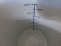 Лабораторна порцеланова мензура 1 литър мерителна кана, снимка 7