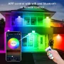 LED RGB прожектор, 100W външен прожектор WiFi IP66, снимка 2
