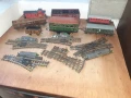 Лот части влакче вагони конструктор релси - стара игра, снимка 6