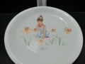 Стар български порцелан чиния детски мотив , снимка 3