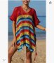 Плетено пончо за плаж 954 универсален размер, снимка 2
