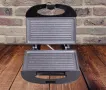 Тостер-сандвич Rosberg R51442A, 800W, Грил мрамор. покритие плочи, Бял/Черен, снимка 1