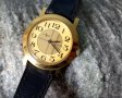 Колекционерски часовник Луч, позлатен, работи, снимка 1 - Антикварни и старинни предмети - 37206420