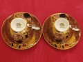 Сервиз от две чаши с чинийки за чай, кафе, Целувката, Густав Климт. , снимка 11