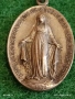 Сребърен медальон медал на Дева Мария на благодатта уникат 43374, снимка 2