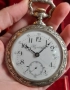Голям старинен Швейцарски джобен часовник, снимка 5