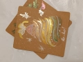 Ръчно рисувани коледни картички, снимка 4