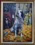 ”Успешен лов”, английски сетер, картина, снимка 1 - Картини - 26354630