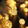 Коледни лампички декорация – крушки с батерии , снимка 4