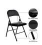Сгъваем стол, черен, снимка 1