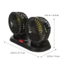 Двоен вентилатор за МПС, PG375,  12V, снимка 2