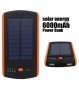 Соларна външна батерия  за мобилни телефони, 6000 Mah - КОД 1059, снимка 1
