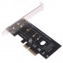 Преходник M2 SSD NVME към PCI-E 3.0 x4 + Гаранция, снимка 1 - Кабели и адаптери - 21852475
