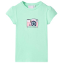Детска тениска, яркозелена, 128(SKU:10477