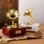Винтидж Европейски Стил Грамофонна Музикална Кутия с кутия за бижута, снимка 4