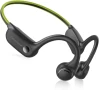 Безжични слушалки с костна проводимост за фитнес и спорт 2 цвата сиво или зелено, снимка 1