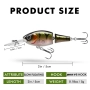 5см 5г 3бр. Воблер Jointed Crankbait Truscend, снимка 2