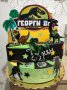 Картонена торта Динозаври , снимка 1 - Други - 38739674
