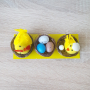 2833 Великденска декорация Кокошка с пиленце в гнезда с яйца, снимка 4
