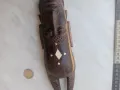 Кост, абанос, Африка, тотем, глава, бюст, дърворезба, фигурка

, снимка 7