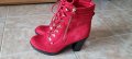 Червени дамски боти, снимка 2
