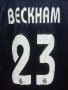 Real Madrid David Beckham Adidas оригинална тениска фланелка Реал Мадрид Бекъм размер М, снимка 3
