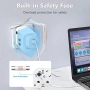 Нов Универсален адаптер за пътуване с USB и Type-C – UK EU US AU, снимка 6