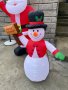 Надуваем светещ снежен човек - 1.20 см височина, снимка 1 - Декорация за дома - 43214524