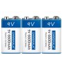 Презареждаема батерия 9V, Акумулаторна батерия 9 волта, девет волтова презареждаща батерия 6600mAh, снимка 4