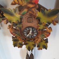 Стенен часовник с кукувица - Шварцвалд, снимка 7 - Антикварни и старинни предмети - 43360667