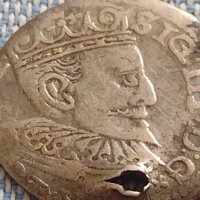 Сребърна монета 3 Гроша 1596г. Сигизмунд трети Рига 13697, снимка 4 - Нумизматика и бонистика - 42930117