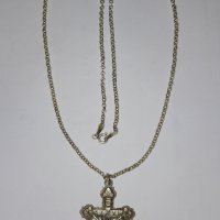 Сребърни кръстчета със синджири, снимка 10 - Колиета, медальони, синджири - 43331160