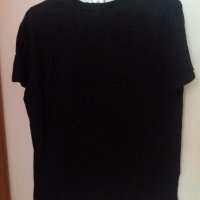 Тениска черна с цветна апликация "маска", снимка 5 - Тениски - 33280997