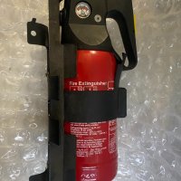 Авариен немски пожарогасител комплект за вграждане под седалка със стойка и кутия мерцедес w203 w204, снимка 5 - Части - 40394551