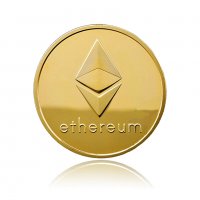 Етериум монета / Ethereum Coin ( ETH ) - Gold, снимка 2 - Нумизматика и бонистика - 39061899