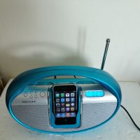 Радио-часовник с Докинг-станция за iPod, iPhone и AUX, снимка 2 - iPod - 33575325