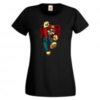  Дамска тениска Mario Zombie Игра,Изненада,Подарък,Празник,Повод, снимка 2 - Тениски - 37243385
