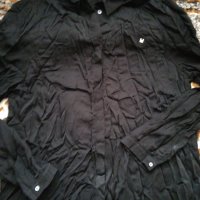 Красива риза в тъмно черно.Вискоза., снимка 2 - Ризи - 26948478