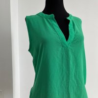 Дамска зелена риза, снимка 3 - Ризи - 36766742