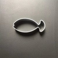рибка риба тясна метална форма резец за бисквитки тесто фондан, снимка 2 - Форми - 33570234
