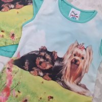 Блузка с кученца, снимка 2 - Детски Блузи и туники - 39400007