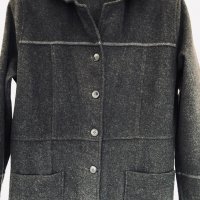 🇮🇹 Италианско дълго дизайнерско палто-жилетка  DI-LA, снимка 9 - Палта, манта - 28324840