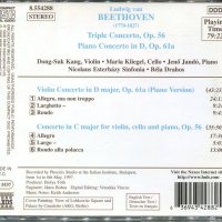 Beethoven-Triple Concerto-Piano Concerto in D major-61a, снимка 2 - CD дискове - 34585772