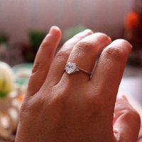 Уникално красив сребърен пръстен - модел R069, снимка 3 - Пръстени - 28854538