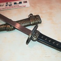 метален самураиски нож с ножница 0504211910, снимка 8 - Колекции - 32436410