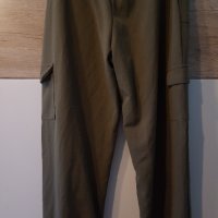 Голям размер ХЛ милитъри зелено карго джобове панталон, снимка 6 - Панталони - 33470829