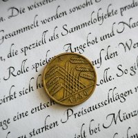 Райх монета - Германия - 10 пфенига | 1930г.; серия А, снимка 2 - Нумизматика и бонистика - 43451282