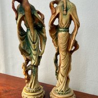 Фигури на мъж и жена , снимка 2 - Антикварни и старинни предмети - 43773399